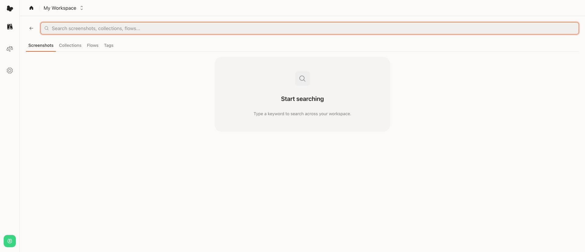 Search page